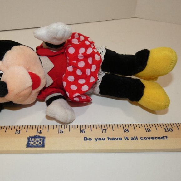 Minnie Mouse Disney World Plush Stuffed Toy Doll 11 inch Small - Picture 9 of 12